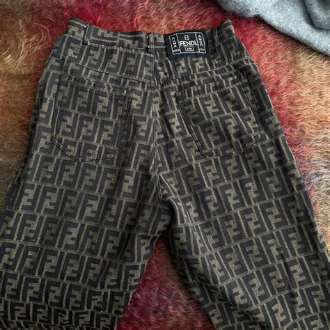 fendi track pants vintage|Fendi Trousers .